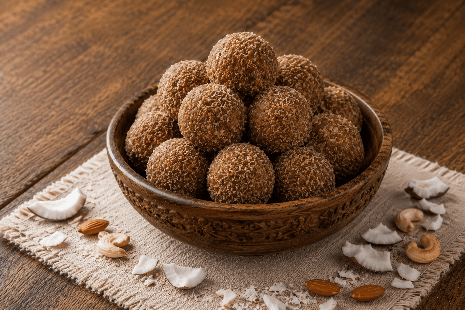 Kobbari Undalu (Coconut Laddus)