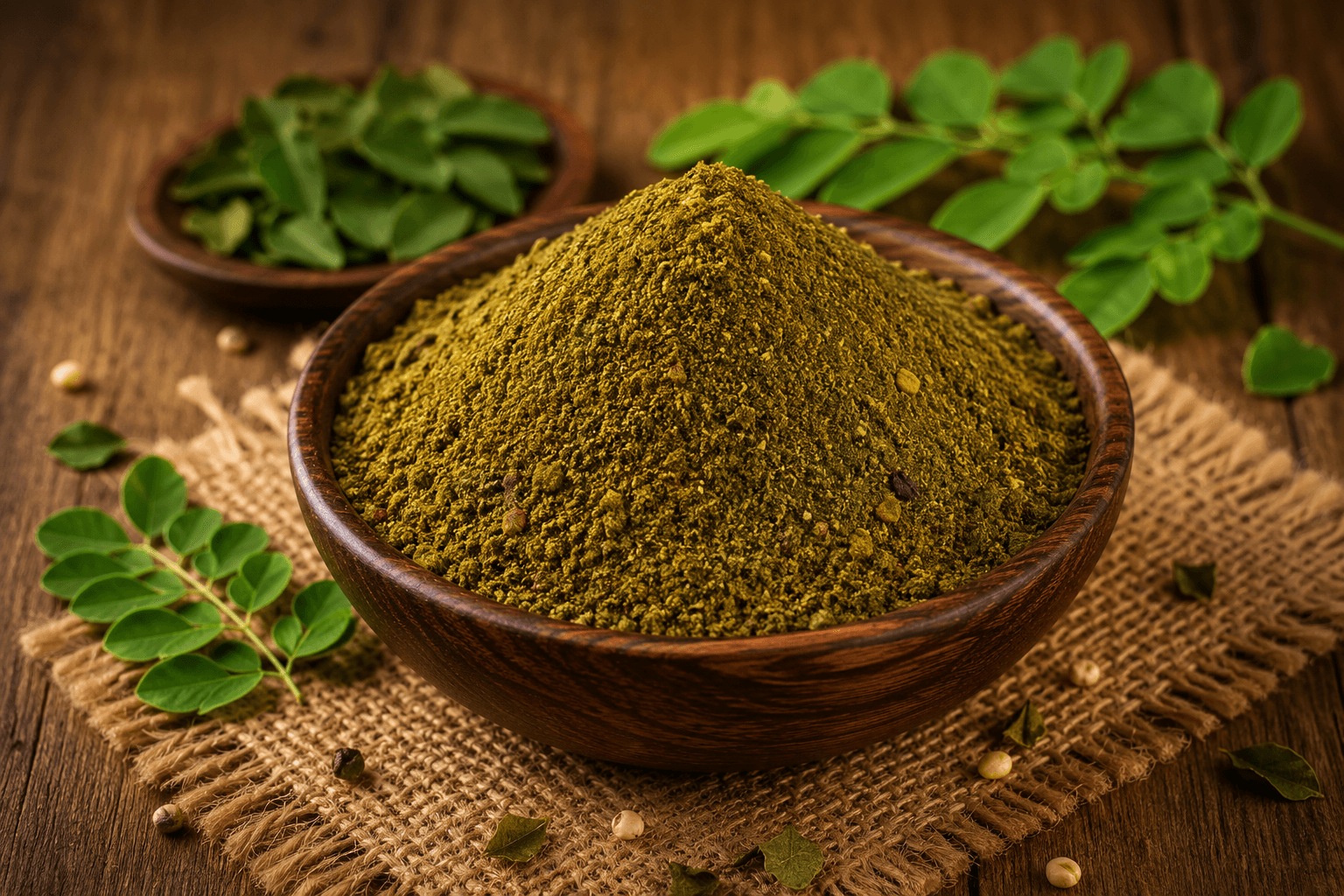 Munagaku Podi (Moringa Leaf Powder)