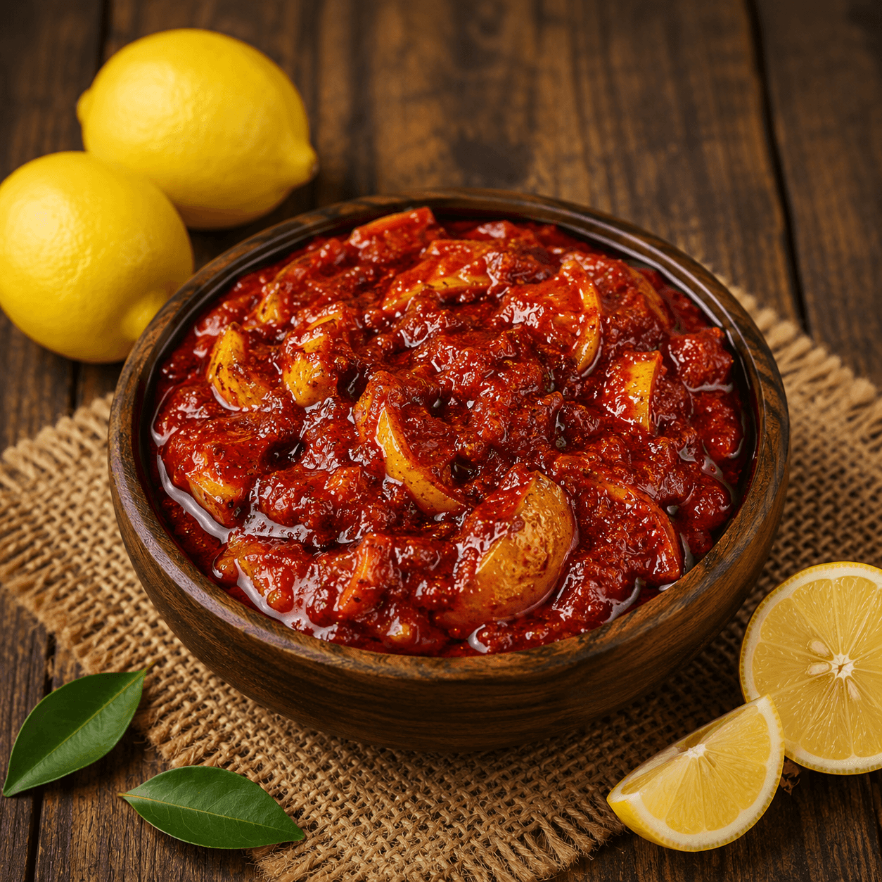 Lemon Pickle (Nimmakaya Pachadi)