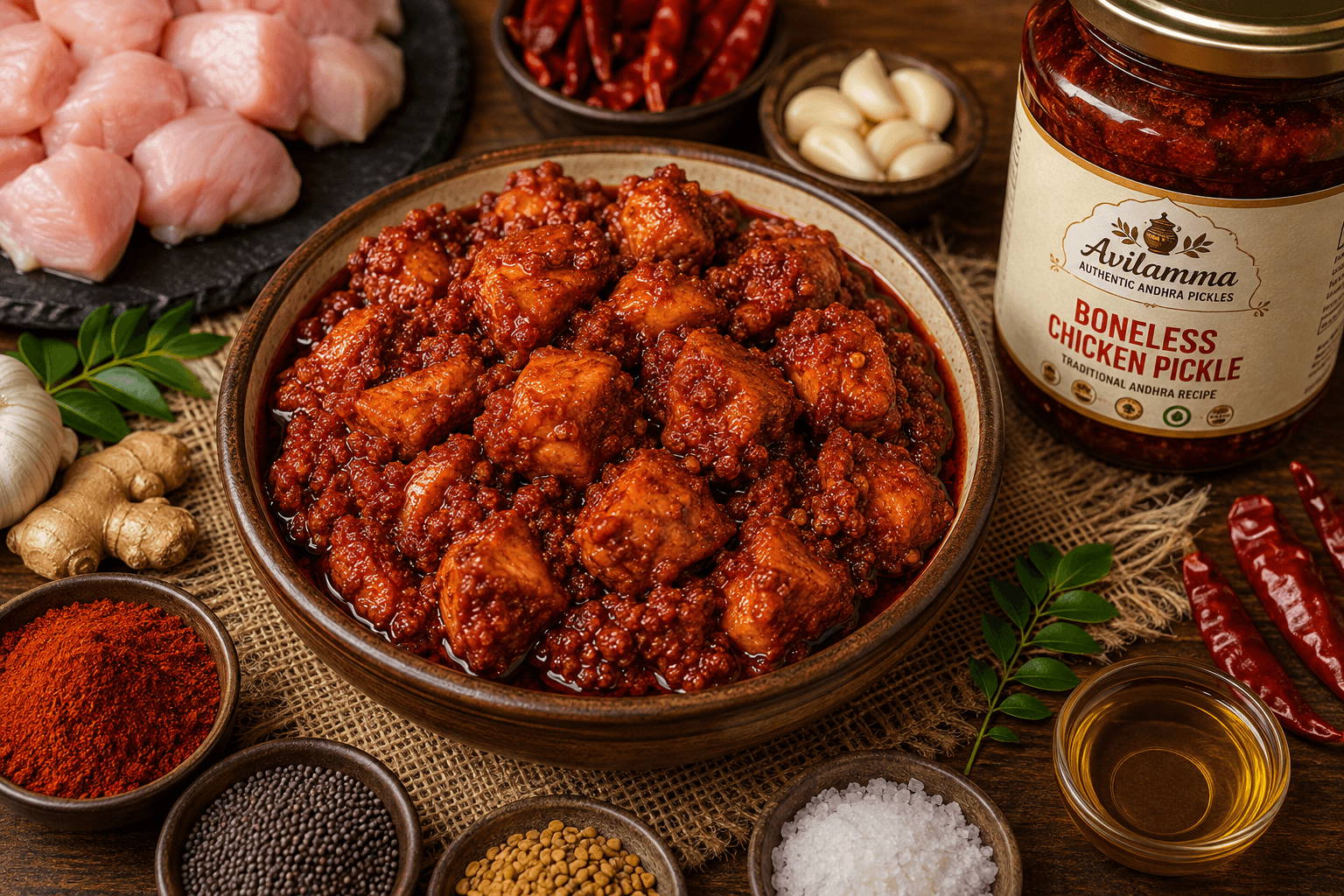 Boneless Chicken Pickle